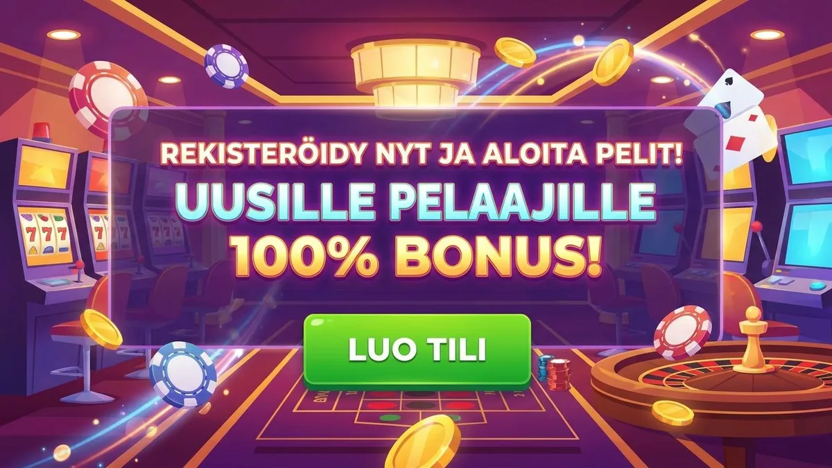 Rekisteröidy bonuksella
